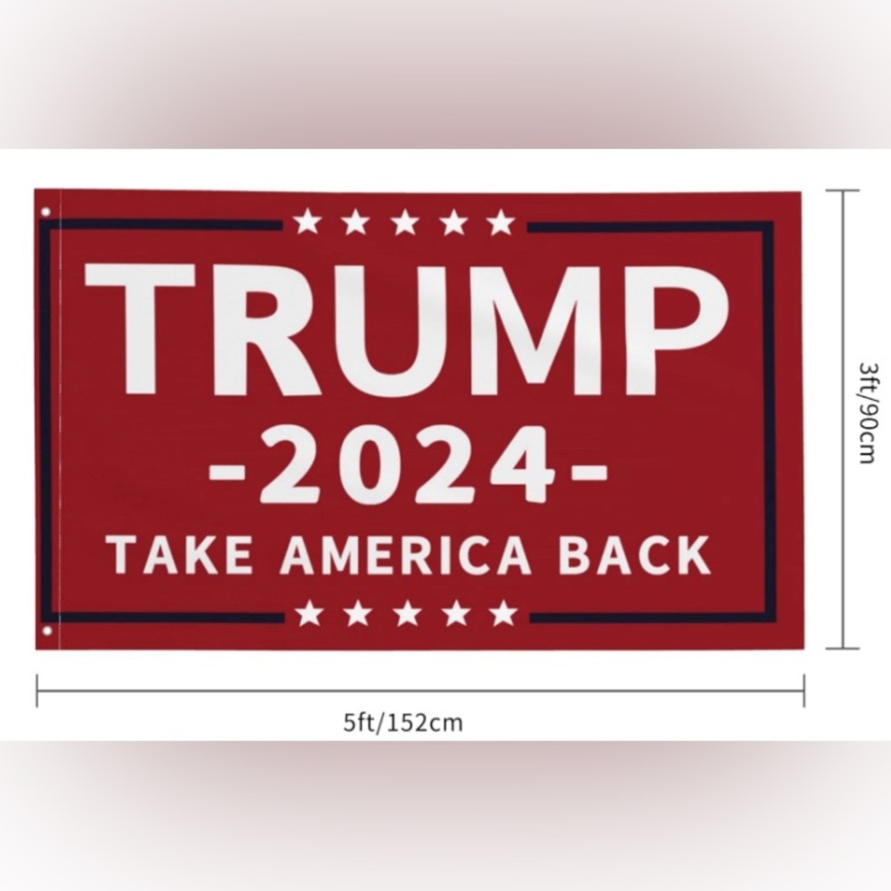 NWT 3*5, Trump 2024 Flag - Take America Back